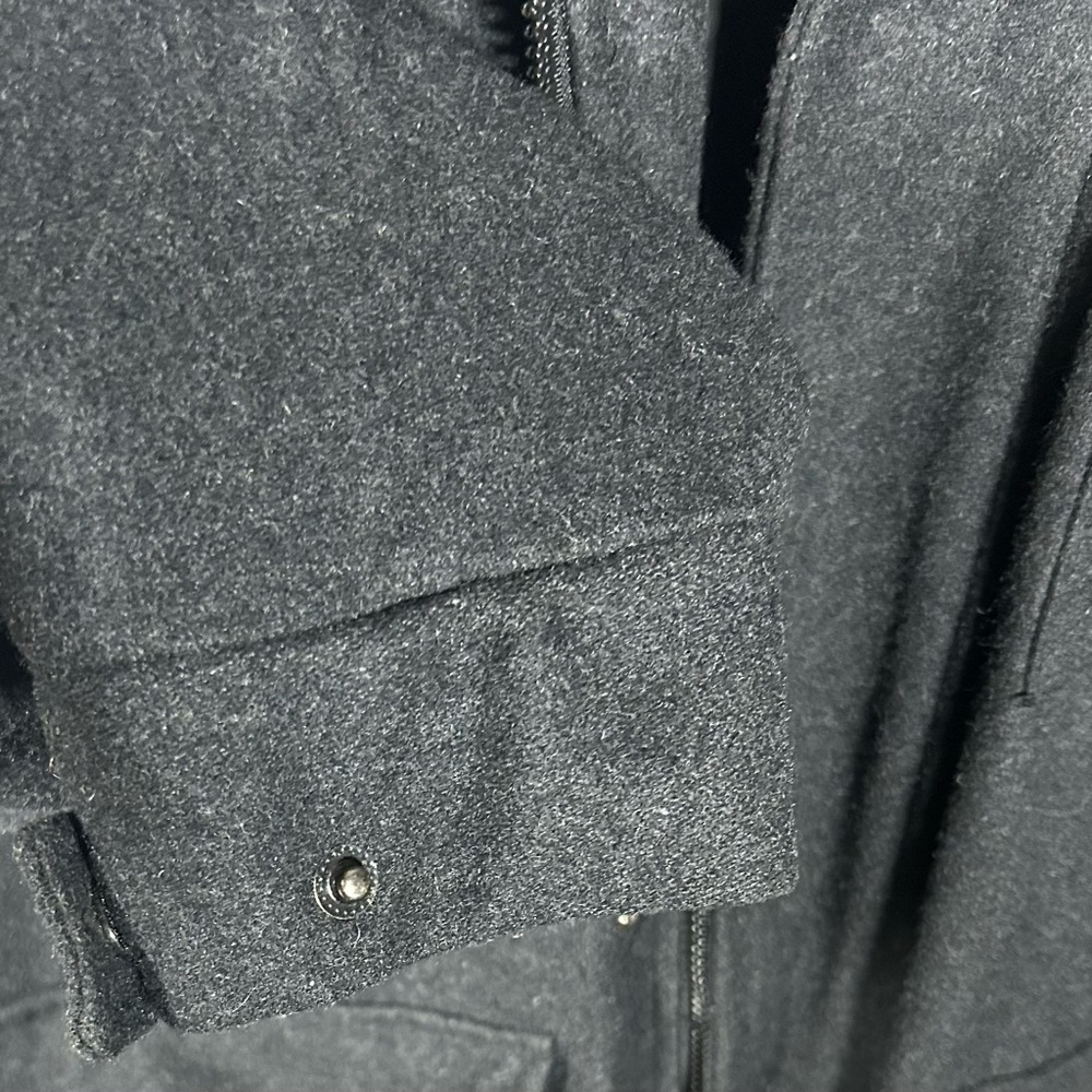 COOGI Dark Gray Military Field Coat- Wool Blend Size 2X - Picture 10 of 14